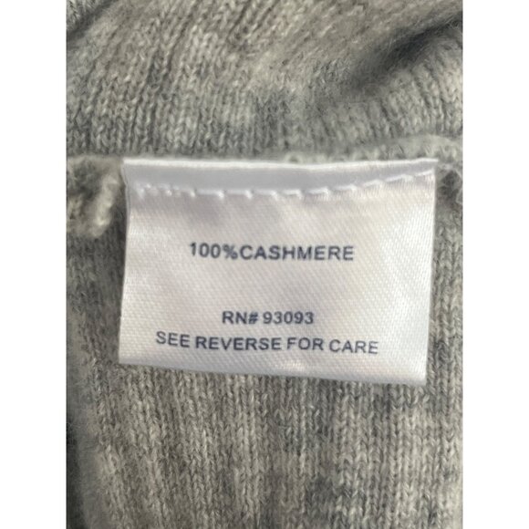 Tyler‎ Boe 100% Cashmere Curved Hem Knit Dolman Sleeve Sweater Light Gray XS - Picture 7 of 9